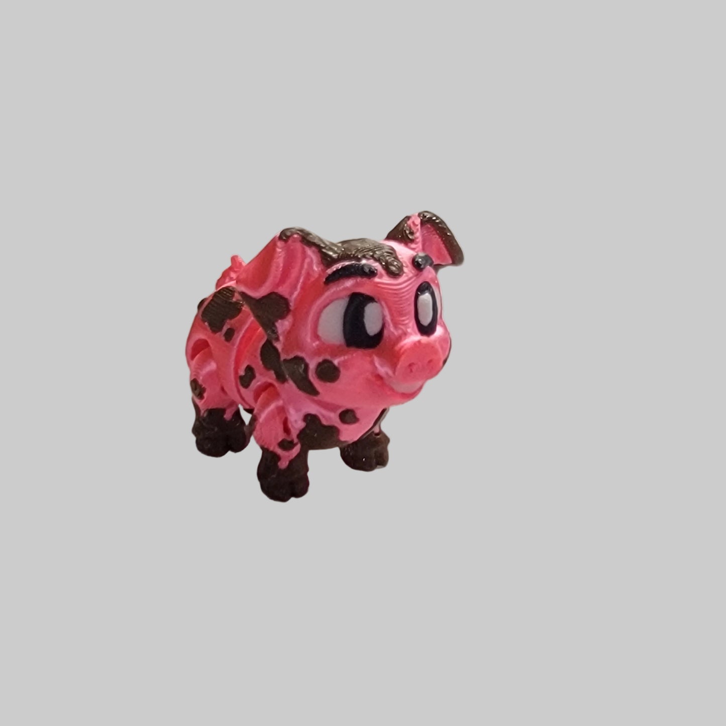 Mini Pig Articulated Fidget Toy – 3D Printed Desk Pet