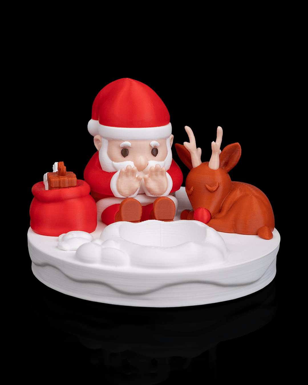 Santa Bonfire Table Lamp