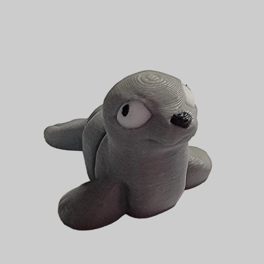 Mini Seal Articulated Fidget Toy – 3D Printed Desk Pet
