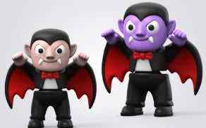 Articulated 3D-printed Vampire figure for Halloween