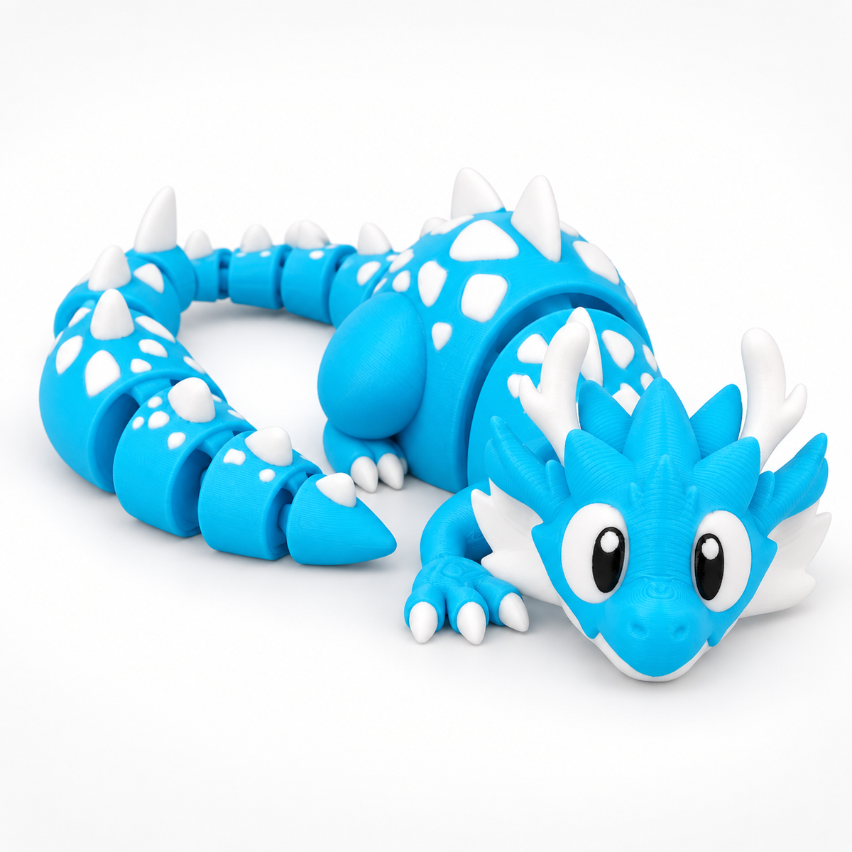Articulated Blue Dragon Fidget Toy