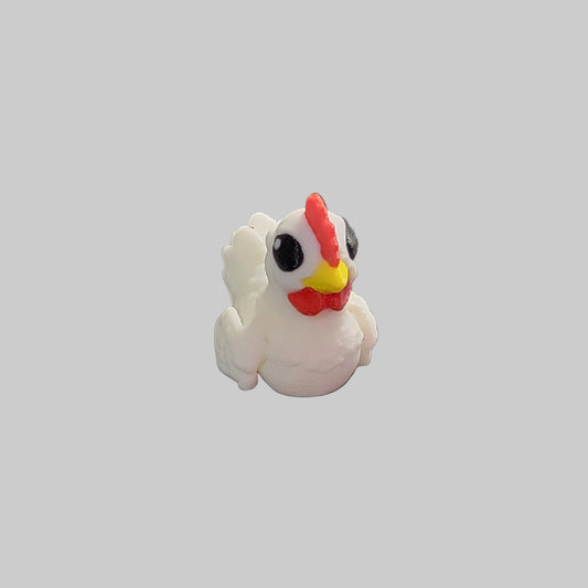 Mini Chicken Articulated Fidget Toy – 3D Printed Desk Pet