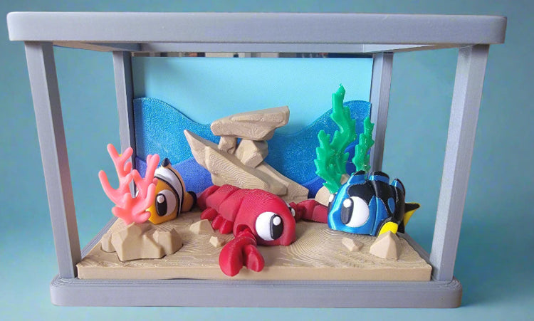 Flexi Friends Fish 3D-printed toy