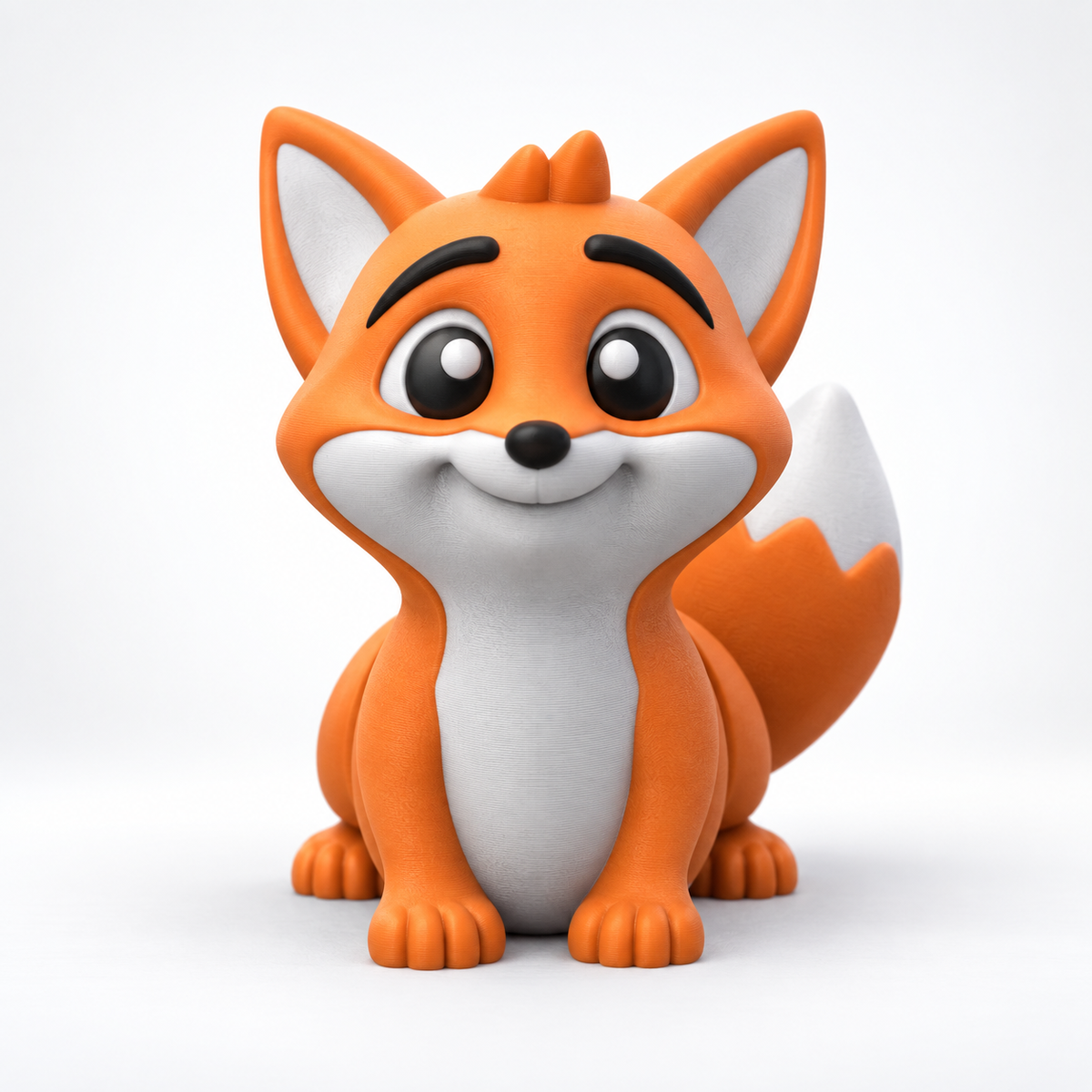 Articulated Fox Fidget Toy – Flexi Desk Pet