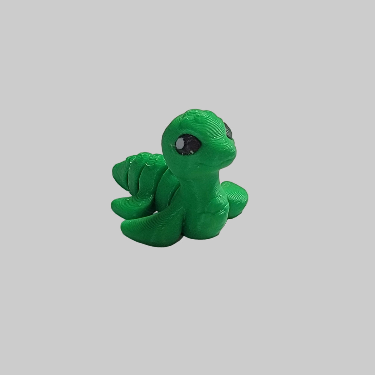 Mini Loch Ness Monster Articulated Fidget Toy – 3D Printed Desk Pet